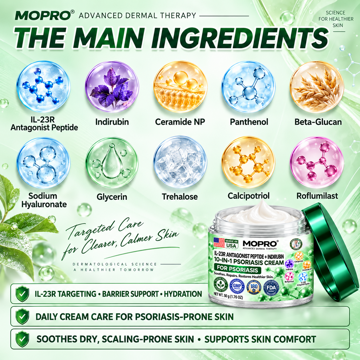 𝐎𝐟𝐟𝐢𝐜𝐢𝐚𝐥 𝐒𝐭𝐨𝐫𝐞 |👩‍⚕️👩‍⚕️ 𝑴𝑶𝑷𝑹𝑶®𝑰𝑳-𝟐𝟑𝑹 𝑨𝒏𝒕𝒂𝒈𝒐𝒏𝒊𝒔𝒕 𝑷𝒆𝒑𝒕𝒊𝒅𝒆 + 𝑰𝒏𝒅𝒊𝒓𝒖𝒃𝒊𝒏 𝟏𝟎-𝑰𝑵-𝟏 𝑷𝒔𝒐𝒓𝒊𝒂𝒔𝒊𝒔 𝑪𝒓𝒆𝒂𝒎 （𝑯𝒆𝒍𝒑𝒔 𝑹𝒆𝒅𝒖𝒄𝒆 𝑽𝒊𝒔𝒊𝒃𝒍𝒆 𝑹𝒆𝒅𝒏𝒆𝒔𝒔 & 𝑺𝒄𝒂𝒍𝒊𝒏𝒈, 𝑺𝒐𝒐𝒕𝒉𝒆 𝑫𝒓𝒚𝒏𝒆𝒔𝒔 & 𝑰𝒕𝒄𝒉𝒊𝒏𝒈, 𝑺𝒖𝒑𝒑𝒐𝒓𝒕 𝑩𝒂𝒍𝒂𝒏𝒄𝒆𝒅 𝑺𝒌𝒊𝒏-𝑪𝒆𝒍𝒍 𝑹𝒆𝒏𝒆𝒘𝒂𝒍 & 𝑯𝒆𝒍𝒑 𝑹𝒆𝒊𝒏𝒇𝒐𝒓𝒄𝒆 𝒕𝒉𝒆 𝑺𝒌𝒊𝒏 𝑩𝒂𝒓𝒓𝒊𝒆𝒓）