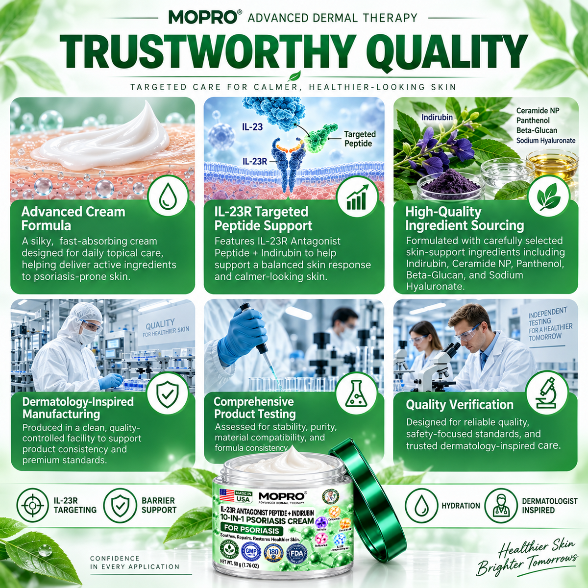 𝐎𝐟𝐟𝐢𝐜𝐢𝐚𝐥 𝐒𝐭𝐨𝐫𝐞 |👩‍⚕️👩‍⚕️ 𝑴𝑶𝑷𝑹𝑶®𝑰𝑳-𝟐𝟑𝑹 𝑨𝒏𝒕𝒂𝒈𝒐𝒏𝒊𝒔𝒕 𝑷𝒆𝒑𝒕𝒊𝒅𝒆 + 𝑰𝒏𝒅𝒊𝒓𝒖𝒃𝒊𝒏 𝟏𝟎-𝑰𝑵-𝟏 𝑷𝒔𝒐𝒓𝒊𝒂𝒔𝒊𝒔 𝑪𝒓𝒆𝒂𝒎 （𝑯𝒆𝒍𝒑𝒔 𝑹𝒆𝒅𝒖𝒄𝒆 𝑽𝒊𝒔𝒊𝒃𝒍𝒆 𝑹𝒆𝒅𝒏𝒆𝒔𝒔 & 𝑺𝒄𝒂𝒍𝒊𝒏𝒈, 𝑺𝒐𝒐𝒕𝒉𝒆 𝑫𝒓𝒚𝒏𝒆𝒔𝒔 & 𝑰𝒕𝒄𝒉𝒊𝒏𝒈, 𝑺𝒖𝒑𝒑𝒐𝒓𝒕 𝑩𝒂𝒍𝒂𝒏𝒄𝒆𝒅 𝑺𝒌𝒊𝒏-𝑪𝒆𝒍𝒍 𝑹𝒆𝒏𝒆𝒘𝒂𝒍 & 𝑯𝒆𝒍𝒑 𝑹𝒆𝒊𝒏𝒇𝒐𝒓𝒄𝒆 𝒕𝒉𝒆 𝑺𝒌𝒊𝒏 𝑩𝒂𝒓𝒓𝒊𝒆𝒓）