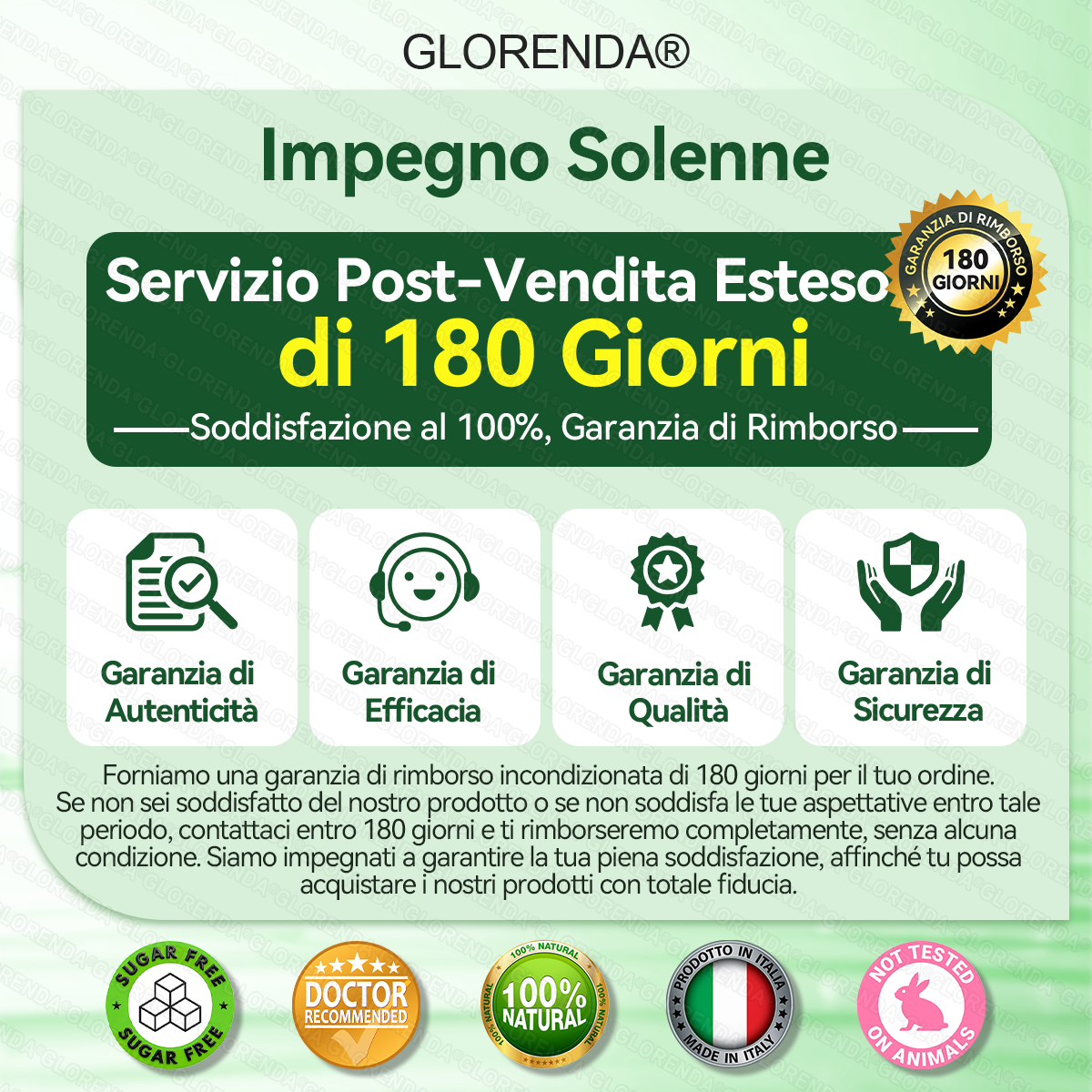 𝐎𝐟𝐟𝐢𝐜𝐢𝐚𝐥 𝐒𝐭𝐨𝐫𝐞 | 🔥 Più di 10 scatole! Sconto del 30%! Il patch GLORENDA® Moringa · Berberina × NAD+ 10-in-1, testato e sicuro, supporta il peso, la glicemia, la digestione e l'energia con 4-6 patch per risultati duraturi!