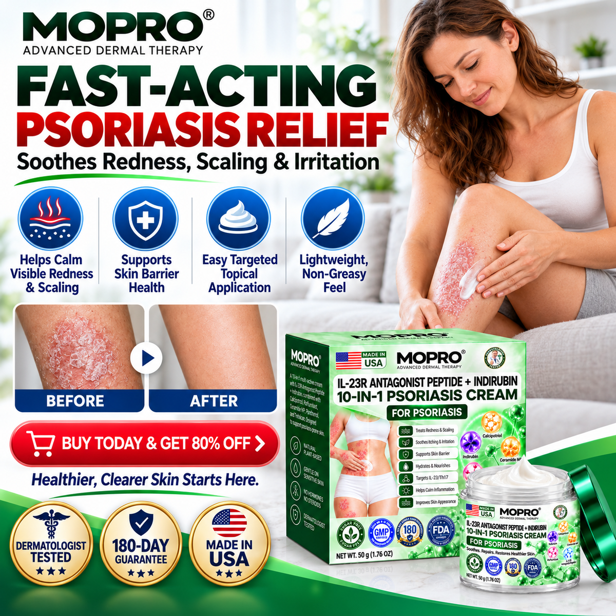 𝐎𝐟𝐟𝐢𝐜𝐢𝐚𝐥 𝐒𝐭𝐨𝐫𝐞 |👩‍⚕️👩‍⚕️ 𝑴𝑶𝑷𝑹𝑶®𝑰𝑳-𝟐𝟑𝑹 𝑨𝒏𝒕𝒂𝒈𝒐𝒏𝒊𝒔𝒕 𝑷𝒆𝒑𝒕𝒊𝒅𝒆 + 𝑰𝒏𝒅𝒊𝒓𝒖𝒃𝒊𝒏 𝟏𝟎-𝑰𝑵-𝟏 𝑷𝒔𝒐𝒓𝒊𝒂𝒔𝒊𝒔 𝑪𝒓𝒆𝒂𝒎 （𝑯𝒆𝒍𝒑𝒔 𝑹𝒆𝒅𝒖𝒄𝒆 𝑽𝒊𝒔𝒊𝒃𝒍𝒆 𝑹𝒆𝒅𝒏𝒆𝒔𝒔 & 𝑺𝒄𝒂𝒍𝒊𝒏𝒈, 𝑺𝒐𝒐𝒕𝒉𝒆 𝑫𝒓𝒚𝒏𝒆𝒔𝒔 & 𝑰𝒕𝒄𝒉𝒊𝒏𝒈, 𝑺𝒖𝒑𝒑𝒐𝒓𝒕 𝑩𝒂𝒍𝒂𝒏𝒄𝒆𝒅 𝑺𝒌𝒊𝒏-𝑪𝒆𝒍𝒍 𝑹𝒆𝒏𝒆𝒘𝒂𝒍 & 𝑯𝒆𝒍𝒑 𝑹𝒆𝒊𝒏𝒇𝒐𝒓𝒄𝒆 𝒕𝒉𝒆 𝑺𝒌𝒊𝒏 𝑩𝒂𝒓𝒓𝒊𝒆𝒓）